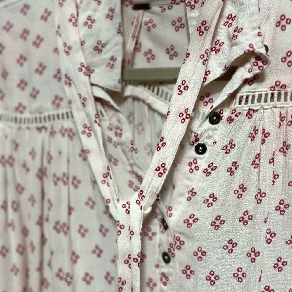 Cotton top with batik print - Picture 3 of 8
